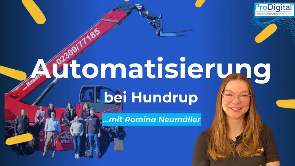 Video: Mitarbeiterin Romina Neumüller berichtet aus dem Digitalisierungsprojekt bei Hundrup